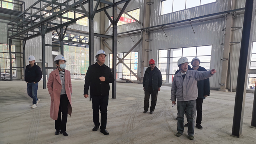 圖5：集團(tuán)黨委委員、副總經(jīng)理孫瑞云督導(dǎo)綿太公司